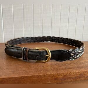 Vintage Woven Leather ‘Colours by Alexander Julian’ Belt Boho